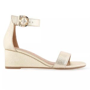 NEW IN BOX AEROSOLES Willis Buckle Strap Wedge Sandals